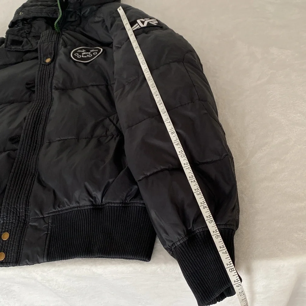 ALPHA INDUSTRIES Combat N-2B Down Parka Black/Forest Green size XXL - Picture 12 of 14